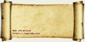 Isidor Ignjatović vizit kartica